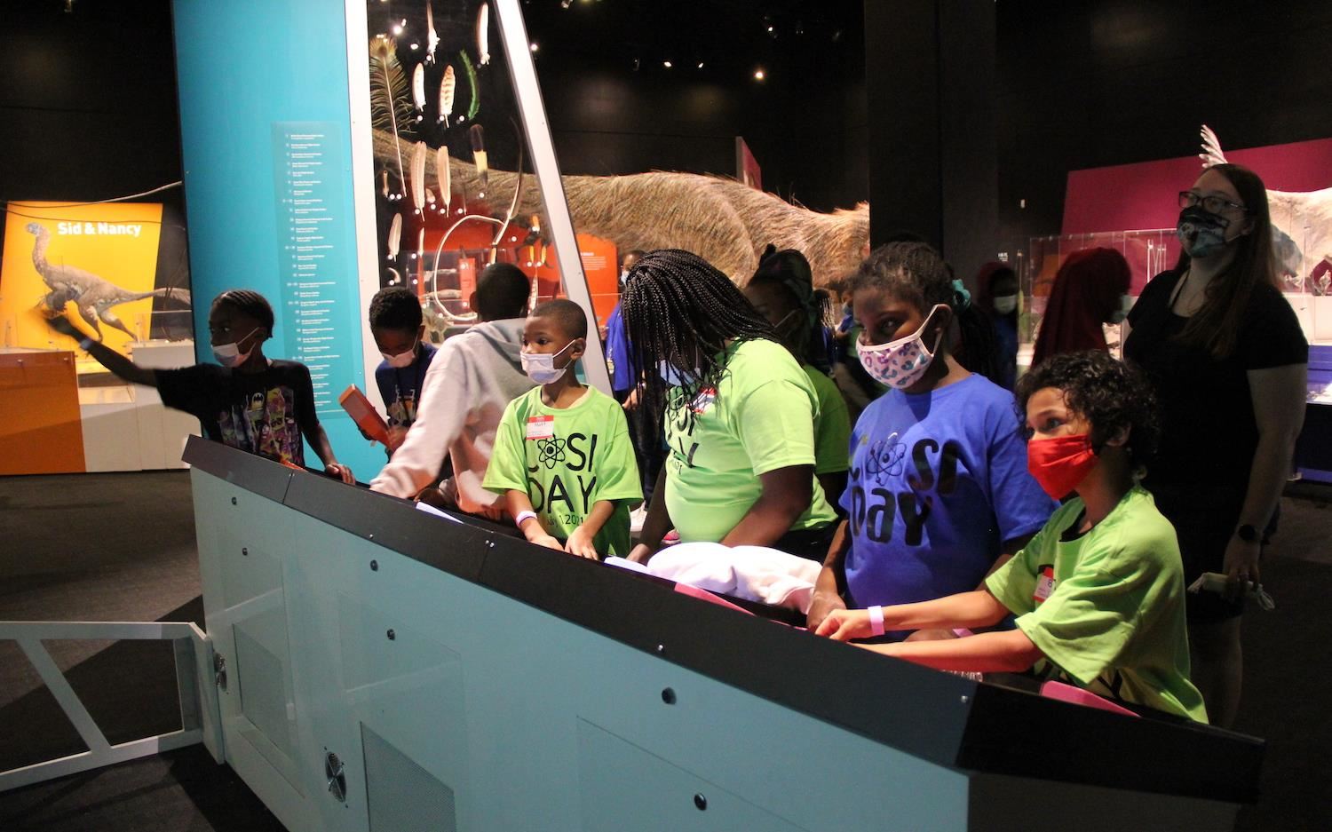 Students at COSI